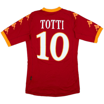 2010-11 Roma Home Shirt Totti #10 - 6/10 - (S)