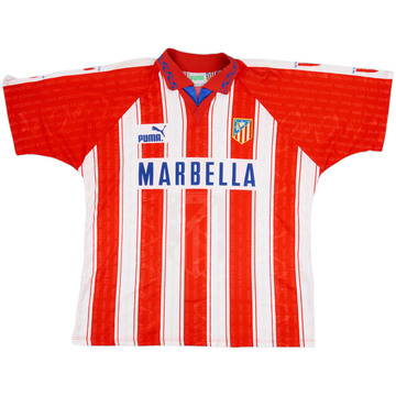 1995-96 Atletico Madrid Home Shirt - 5/10 - (XL)