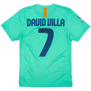 2010-11 Barcelona Away Shirt David Villa #7 - 8/10 - (S)