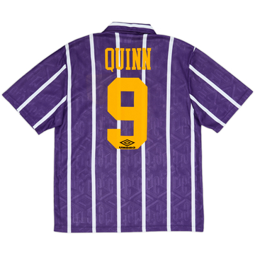 1993-94 Manchester City Away Shirt Quinn #9 - 6/10 - (M)