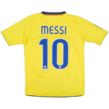 2008-10 Barcelona Away Shirt Messi #10 - 7/10 - (15-16 Years)