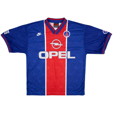 1995-96 Paris Saint-Germain Home Shirt - 8/10 - (L)