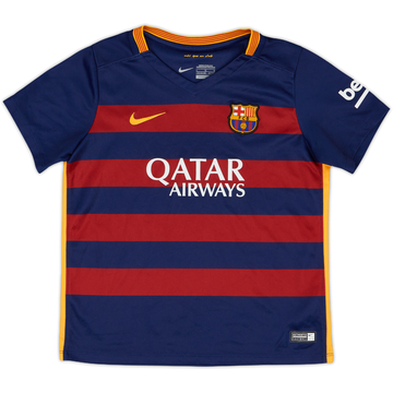 2015-16 Barcelona Home Shirt - 9/10 - (6-7 Years)