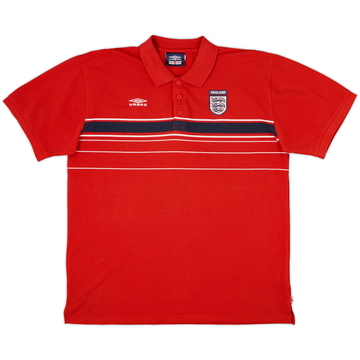 2002-04 England Umbro Polo Shirt - 9/10 - (XL)