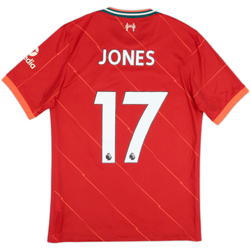 2021-22 Liverpool Home Shirt Jones #17 - 8/10 - (M)