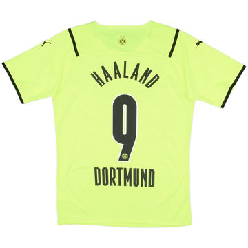 2021-22 Borussia Dortmund Authentic European Home Shirt Haaland #9 (L)