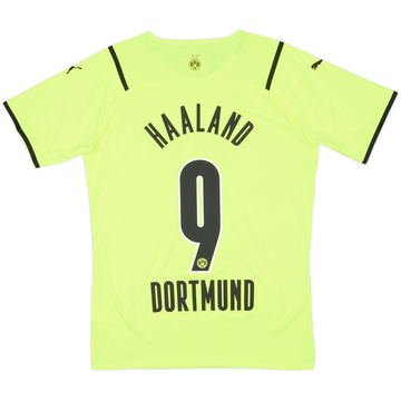 2021-22 Borussia Dortmund Authentic Home European Shirt Haaland #9 (L)