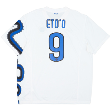2010-11 Inter Milan Away Shirt Eto'o #9 - 8/10 - (XXL)