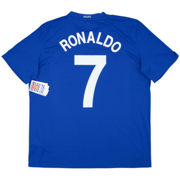 2008-09 Manchester United Third Shirt Ronaldo #7 (XL)