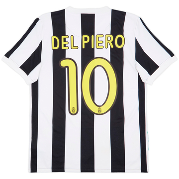2009-10 Juventus Home Shirt Del Piero #10 - 6/10 - (S)