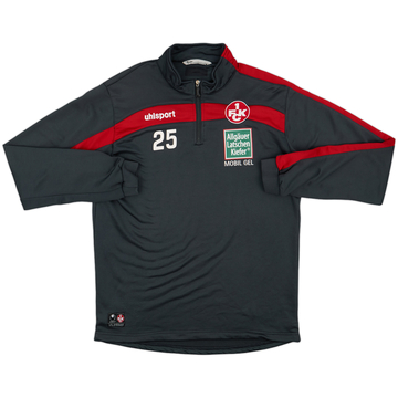 2013-14 Kaiserslautern Player Issue Uhlsport 1/4 Zip Drill Top #25 - 6/10 - (M)