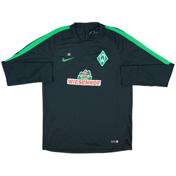2016-17 Werder Bremen Nike Staff issue Training L/S Shirt AD - 6/10 - (L)