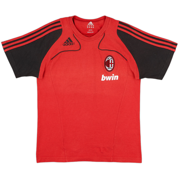 2008-09 AC Milan adidas Cotton Tee - 9/10 - (S)