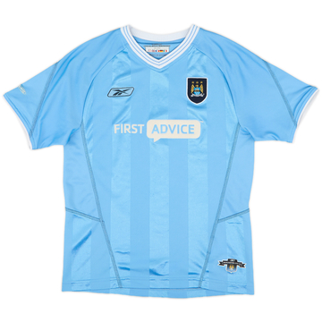 2003-04 Manchester City Home Shirt - 7/10 - (XL.Boys)