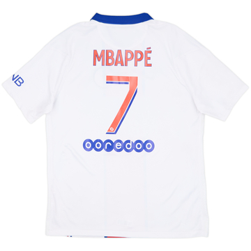 2020-21 Paris Saint-Germain Away Shirt Mbappe #7 - 7/10 - (L)