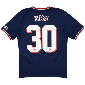 2021-22 Paris Saint-Germain Home Shirt Messi #30 - 7/10 - (S)