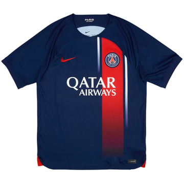 2023-24 Paris Saint-Germain Home Shirt - 8/10 - (M)