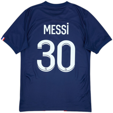 2022-23 Paris Saint-Germain Home Shirt Messi #30 - 8/10 - (S)