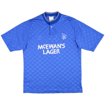 1987-90 Rangers Home Shirt - 4/10 - (M)