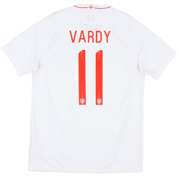 2018-19 England Home Shirt Vardy #11 - 6/10 - (L)