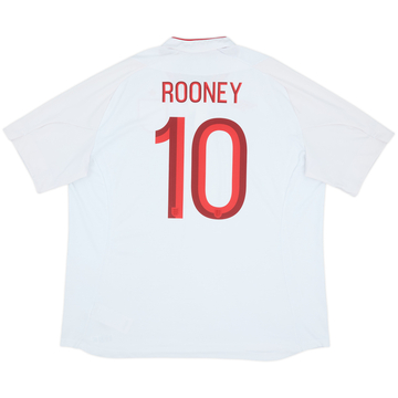 2012-13 England Home Shirt Rooney #10 - 6/10 - (XXL)