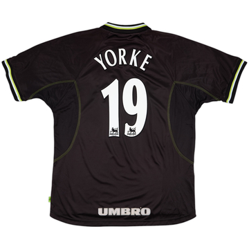 1998-99 Manchester United Third Shirt Yorke #19 - 8/10 - (XL)