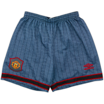 1995-96 Manchester United Away Shorts - 8/10 - (M)