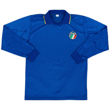1986-90 Italy Home L/S Shirt - 9/10 - (XL)