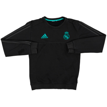 2017-18 Real Madrid adidas Sweat Top - 8/10 - (L.Boys)
