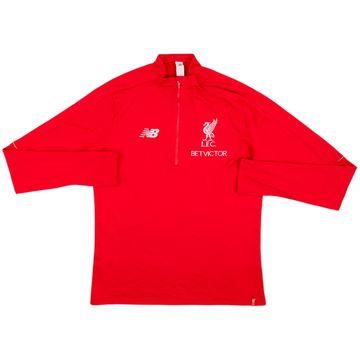 2016-17 Liverpool New Balance 1/4 Zip Training Top - 8/10 - (M)