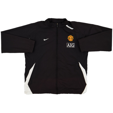 2007-08 Manchester United Nike Track Jacket - 9/10 - (XXL)