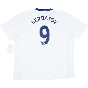2008-10 Manchester United Away Shirt Berbatov #9 (XXL)