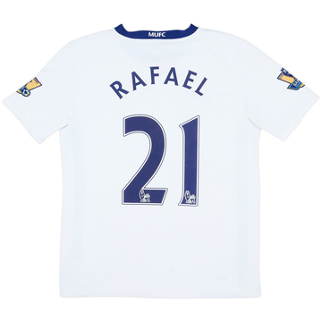 2008-10 Manchester United Away Shirt Rafael #21 - 8/10 - (XL.Boys)