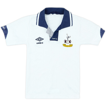 1991-93 Tottenham Home Shirt - 5/10 - (S.Boys)