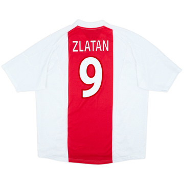 Camiseta de local del Ajax 2002-04 Zlatan #9 - 6/10 - (XXL)