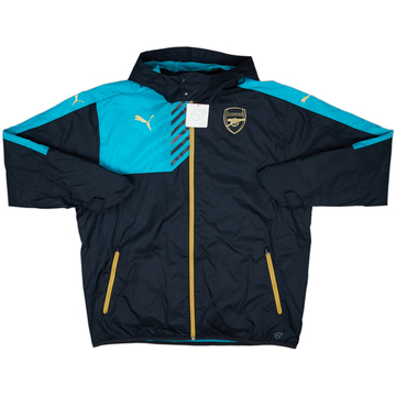 2015-16 Arsenal Puma Hooded Rain Jacket (XXL)