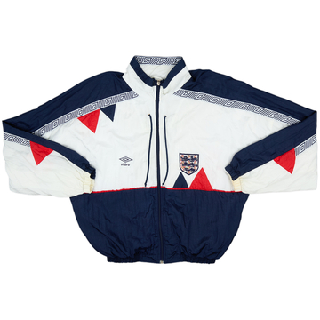 1990-92 England Umbro Track Jacket - 8/10 - (S)