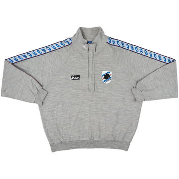 1992-94 Sampdoria Asics 1/4 Zip Track Jacket - 8/10 - (3XL)
