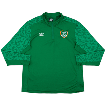 2020-21 Ireland Umbro 1/4 Zip Drill Top - 8/10 - (XXL)