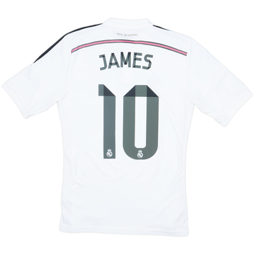 2014-15 Real Madrid Home Shirt James #10 - 6/10 - (S)
