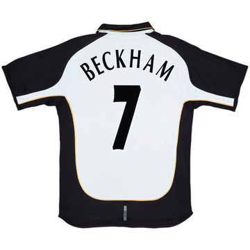 2001-02 Manchester United Centenary Away/Third Shirt Beckham #7 - 8/10 - (M)