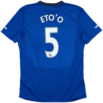 2014-15 Everton Home Shirt Eto'o #5 - 10/10 - (M)