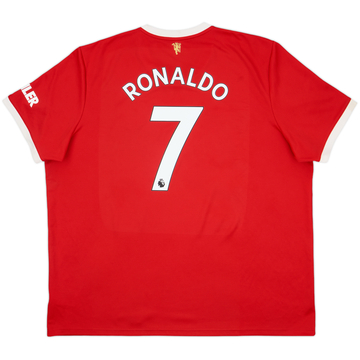 2021-22 Manchester United Home Shirt Ronaldo #7 - 7/10 - (3XL)