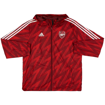 2021-22 Arsenal adidas Hooded Rain Jacket - 7/10 - (L)
