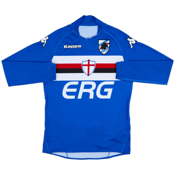 2005-07 Sampdoria Home L/S Shirt - 4/10 - (S)