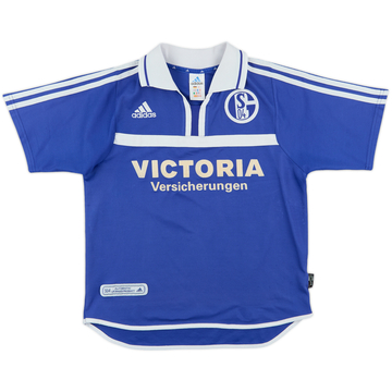 2001-02 Schalke Home Shirt - 8/10 - (M.Boys)