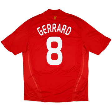 2008-10 Liverpool Home Shirt Gerrard #8 - 5/10 - (XL)