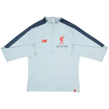 2019-20 Liverpool New Balance 1/2 Zip Drill Top - 7/10 - (M)