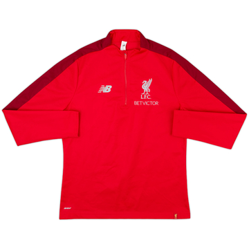 2018-19 Liverpool New Balance 1/4 Zip Drill Top - 8/10 - (M)