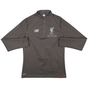 2018-19 Liverpool New Balance 1/4 Zip Drill Top - 8/10 - (S)